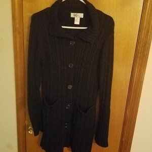 Long sweater jacket
